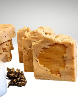 Natural Soap to Soothe, Treat Acne & Lighten Dark Marks | Golden Glow Holistic Soap