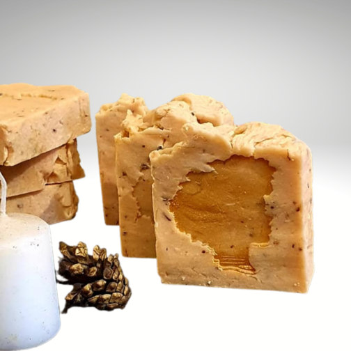 Natural Soap to Soothe, Treat Acne & Lighten Dark Marks | Golden Glow Holistic Soap